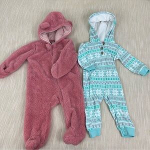 Carters Winter Jumpsuits 9 Months